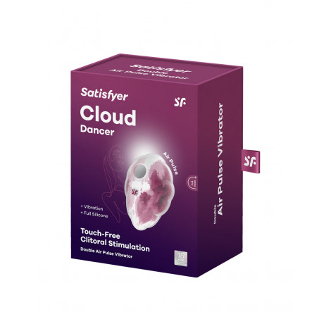 Stimulateur sans contact et vibrant Cloud Dancer - satisfyer|Stimulateur Clitoridien|NatureCoquine