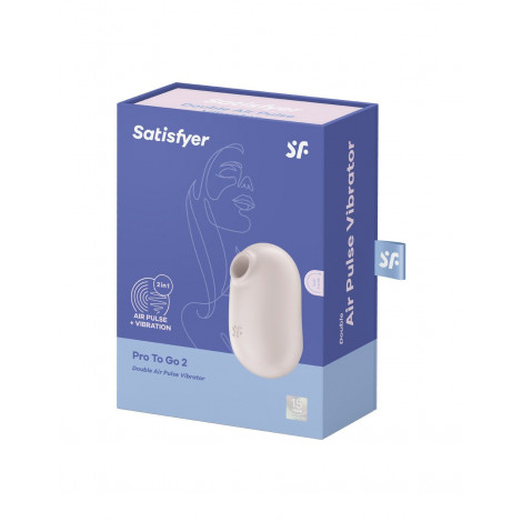 Stimulateur Satisfyer Pro To Go 2 beige|Stimulateur Clitoridien|NatureCoquine