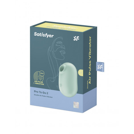 Stimulateur Satisfyer Pro To Go 2 menthe|Stimulateur Clitoridien|NatureCoquine