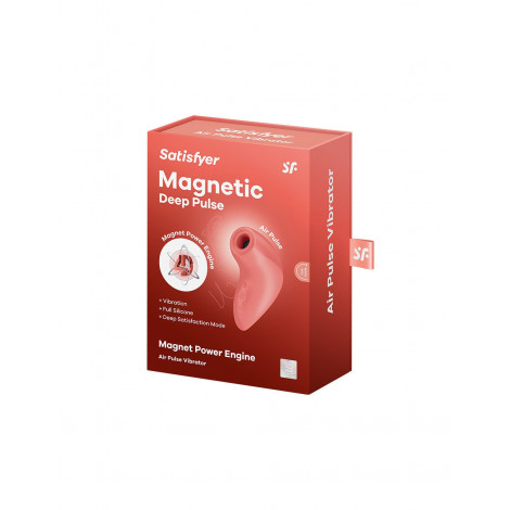 Magnetic Deep Pulse terracota - Satisfyer|Stimulateur Clitoridien|NatureCoquine