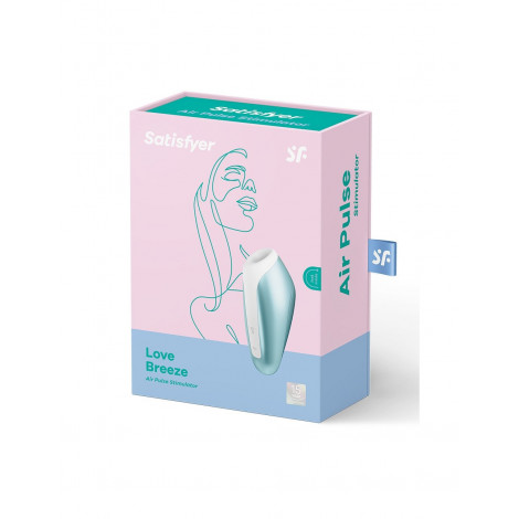 Stimulateur de clitoris Breeze bleu - Satisfyer|Stimulateur Clitoridien|NatureCoquine