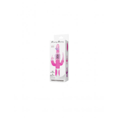 Vibro Pretty Bunny Triple Pleasure|Vibromasseur|NatureCoquine