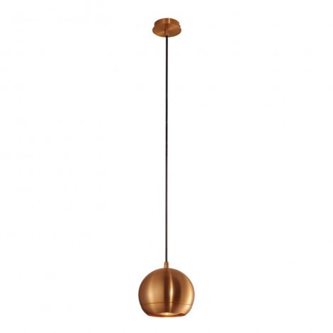 Suspension boule design Light Eye cuivre brossé Ø 14.5 cm|Suspensions|Lampe Avenue