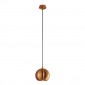 Suspension boule design Light Eye cuivre brossé Ø 14.5 cm|Suspensions|Lampe Avenue