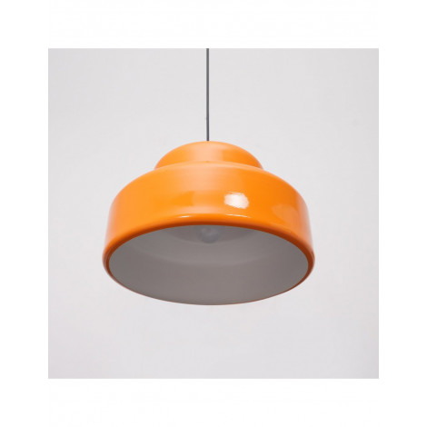 Suspension rétro Bauhaus à abat-jour bol orange KL190|Suspensions|Kiki Lighting