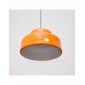 Suspension rétro Bauhaus à abat-jour bol orange KL190|Suspensions|Kiki Lighting