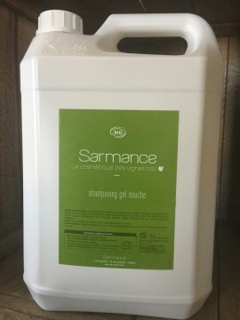 Sarmance - Bidon Shampooing douche bio 5 litres