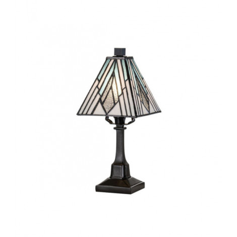 Lampe de table Alderley Acier,verre d'art Bronze d'époque|Lampes à poser|Luminaire Center