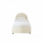 Lit coffre OLAF tissu bouclette écru 90x190 sommier inclus|Lit Adulte|Baita Home