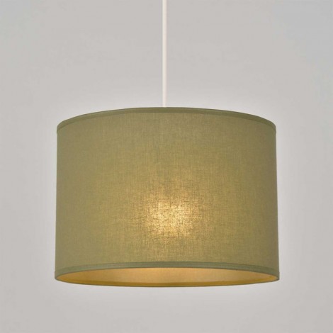 Suspension abat-jour en tissu kaki (plusieurs dimensions)|Suspensions|Lampe Avenue Suspension abat-jour en tissu kaki (plusieurs dimensions)|Suspensions|Lampe Avenue