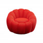Fauteuil pivotant Peppo Bloom rouge Kare Design|Fauteuil / Chauffeuse|Kare