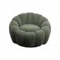 Fauteuil pivotant Peppo Bloom Melange vert Kare Design|Fauteuil / Chauffeuse|Kare