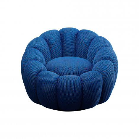 Fauteuil pivotant Peppo Bloom bleu Kare Design|Fauteuil / Chauffeuse|Kare