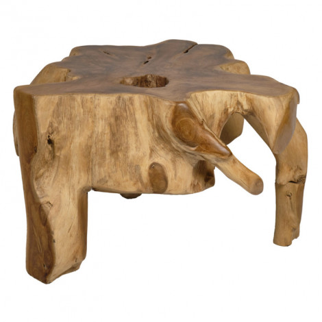 Table basse 68 x 70 cm en racine de teck naturel - GEPPETTO|Table Basse|Meuble et moi