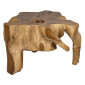 Table basse 68 x 70 cm en racine de teck naturel - GEPPETTO|Table Basse|Meuble et moi