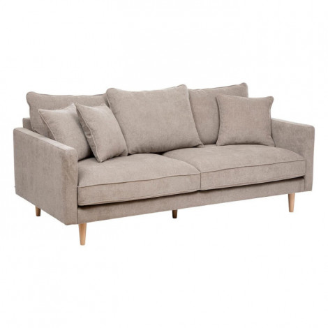Canapé 3 Places en Tissu "Candice" 194cm Beige|Canape|Paris Prix