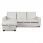 Canapé d'Angle Convertible "Rabano" 230cm Beige|Canape|Paris Prix