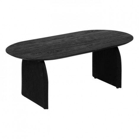 Table Basse en Bois "Isana" 120cm Noir|Table Basse|Paris Prix