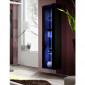 Vitrine LED Murale Design "Fly II" 170cm Noir|Vaisselier|Paris Prix
