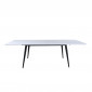 Table à Manger Extensible "Jimmy" 150-240cm Blanc|Table|Paris Prix