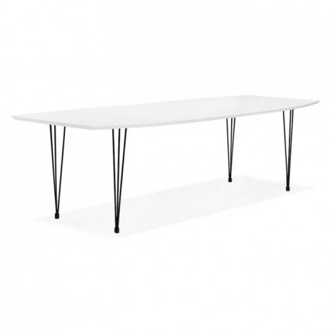 Table à Manger Extensible "Suto" 170-270cm Blanc Mat|Table|Paris Prix