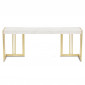 Meuble TV en Marbre Design "Cary" 140cm Blanc|Meuble TV|Paris Prix