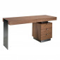 Bureau Design 5 Tiroirs "Terrie" 160cm Marron|Bureau|Paris Prix