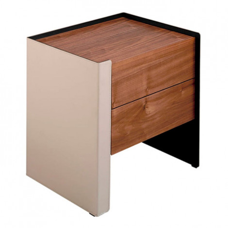 Table de Chevet 2 Tiroirs "Tisha" 51cm Marron|Chevet|Paris Prix