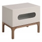 Table de Chevet Design "Barney" 60cm Gris|Chevet|Paris Prix