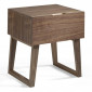 Table de Chevet en Bois "Capucine" 50cm Naturel|Chevet|Paris Prix
