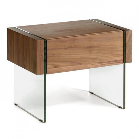 Table de Chevet 1 Tiroir "Delma" 58cm Naturel|Chevet|Paris Prix