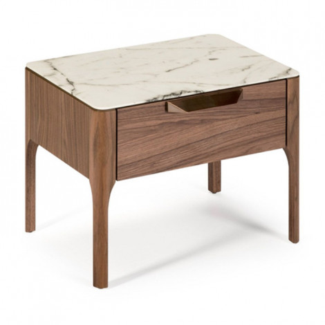Table de Chevet 1 Tiroir "Bosca" 55cm Naturel|Chevet|Paris Prix
