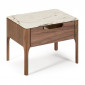 Table de Chevet 1 Tiroir "Bosca" 55cm Naturel|Chevet|Paris Prix