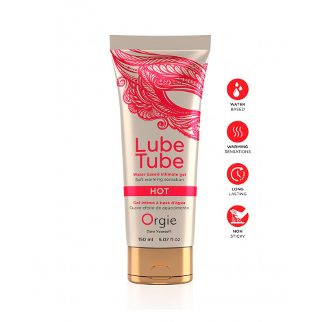 Lubrifiant eau chauffant Lube Tube Hot|Gel et Lubrifiant|NatureCoquine