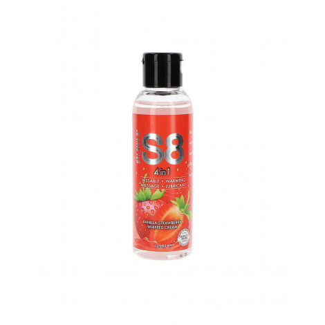 Lubrifiant S8 4 en 1 gout fraise|Gel et Lubrifiant|NatureCoquine