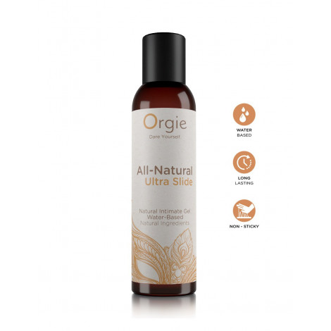 Gel intime naturel All Natural Ultra Slide 150ml|Gel et Lubrifiant|NatureCoquine