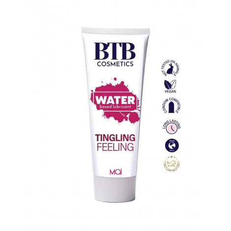 Lubrifiant stimulant base eau 100 ml - BTB|Gel et Lubrifiant|NatureCoquine