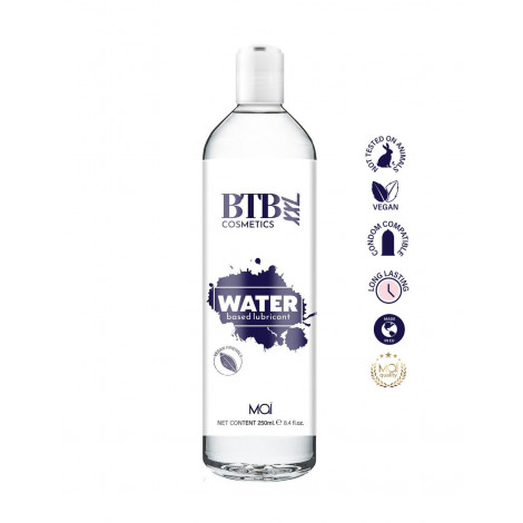 Lubrifiant base eau 250 ml - BTB|Gel et Lubrifiant|NatureCoquine