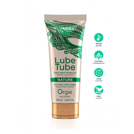 Lubrifiant eau Lube Tube Nature|Gel et Lubrifiant|NatureCoquine