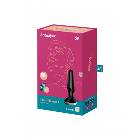 Plug-Ilicious 2 Noir - Satisfyer|Plug et Jouets Anal|NatureCoquine