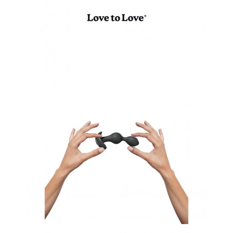 Plug anal vibrant Twinny Bud noir|Plug et Jouets Anal|NatureCoquine