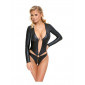 Body ouvert à manches longues - Cotelli Lingerie|Lingerie et Vêtement Femme|NatureCoquine