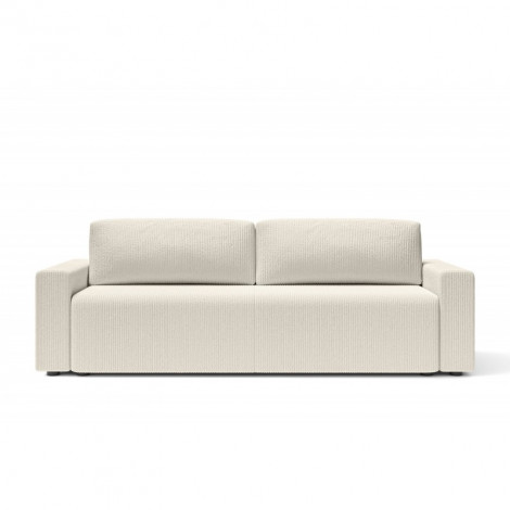 Canapé droit MAX convertible velours côtelé beige 3 places|Canape|Baita Home