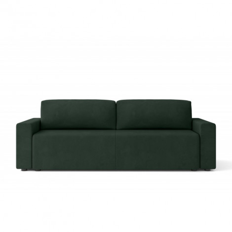 Canapé droit MAX convertible velours vert 3 places|Canape|Baita Home