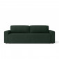 Canapé droit MAX convertible velours vert 3 places|Canape|Baita Home
