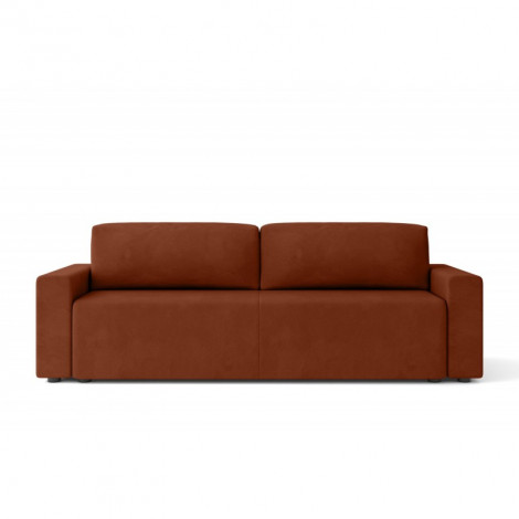 Canapé droit MAX convertible velours terracotta 3 places|Canape|Baita Home