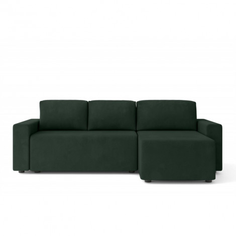Canapé angle MAX convertible velours vert 4 places|Canape|Baita Home