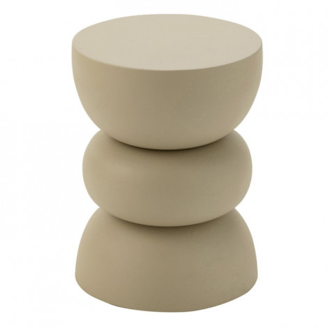 Table d'Apppoint Design en Métal "Lise" 43cm Ivoire|Table Basse|Paris Prix