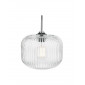 Suspension en verre nervuré à 1 lumière Demarius|Suspensions|Kiki Lighting