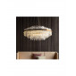 Lustre en laiton cristal à led|Lustre|Kiki Lighting